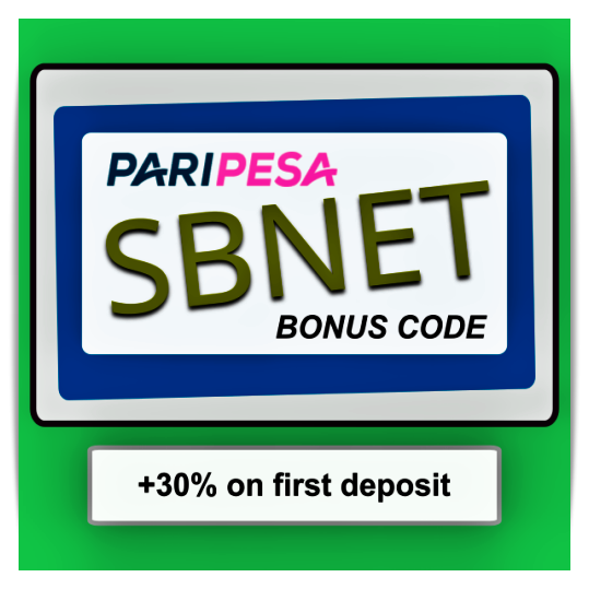 The bonus code related to PariPesa, your VIP pass