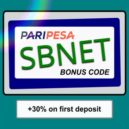 The bonus code related to PariPesa Nigeria, get an increased bonus of +30%